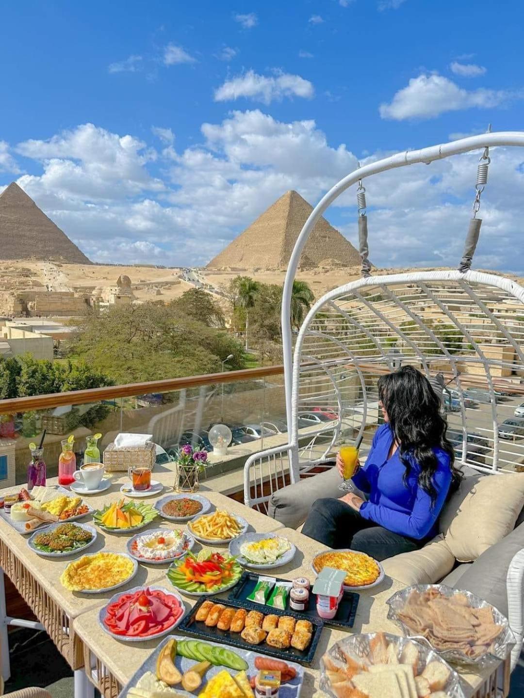 Tree Lounge Pyramids View Inn , Sphinx Giza Kafrat al Jabal Экстерьер фото