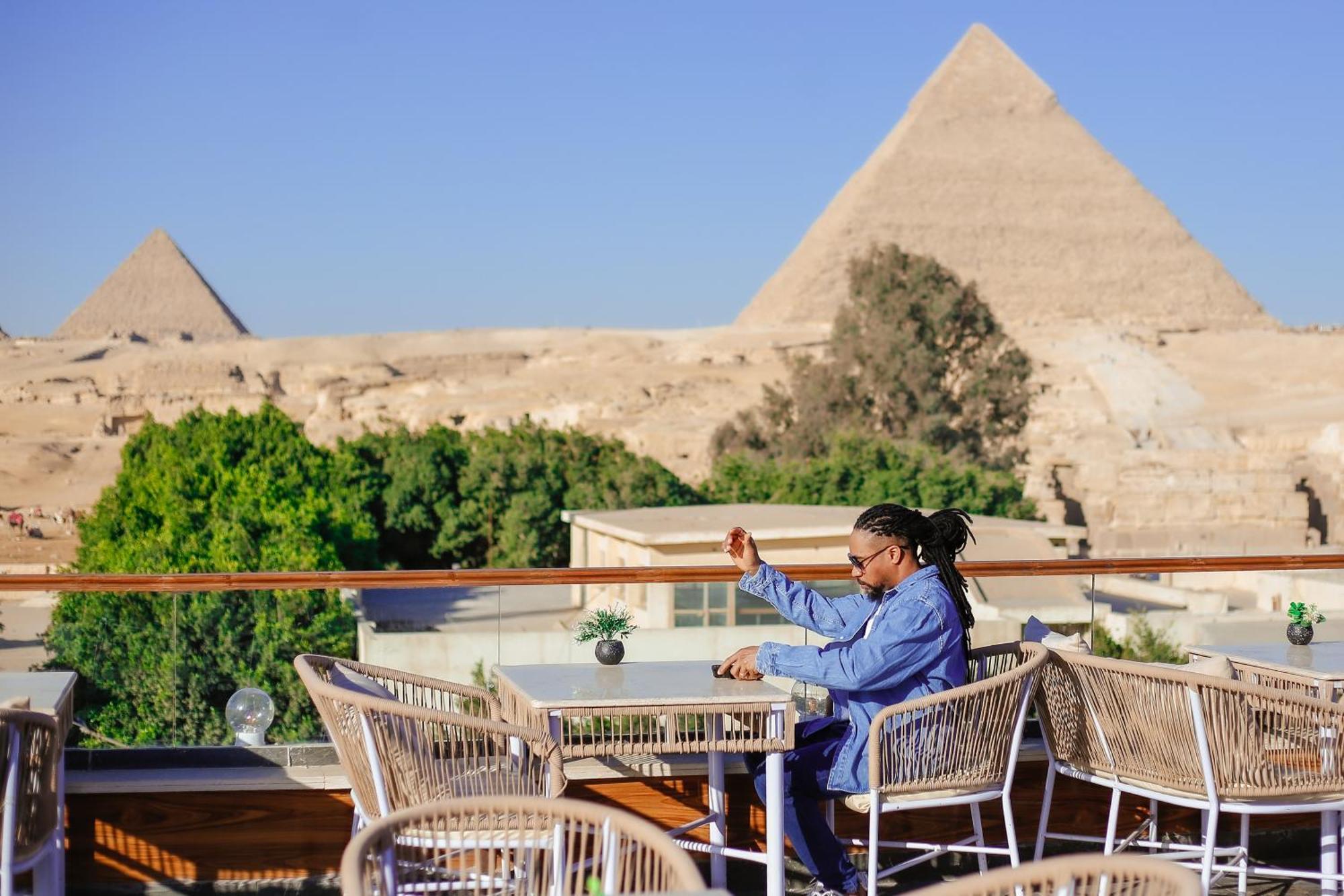 Tree Lounge Pyramids View Inn , Sphinx Giza Kafrat al Jabal Экстерьер фото